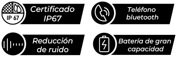 AUDÍFONOS CON BLUETOOTH PARA CASCO