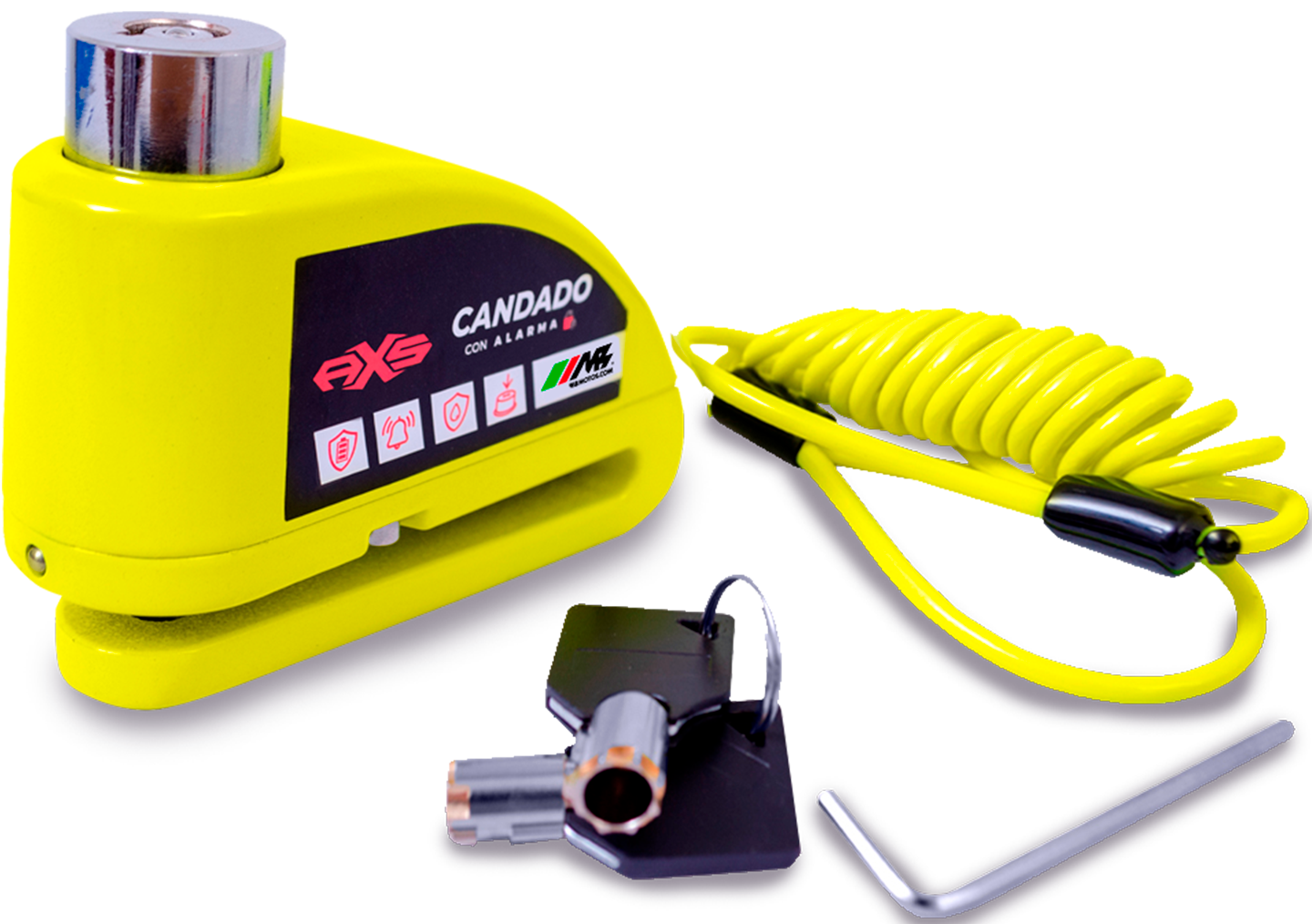 CANDADO CON ALARMA