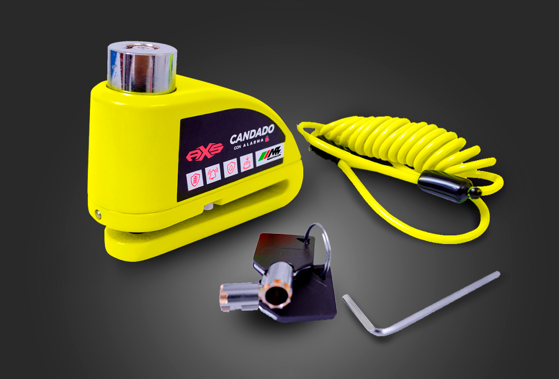 Candado AXS AMARILLO