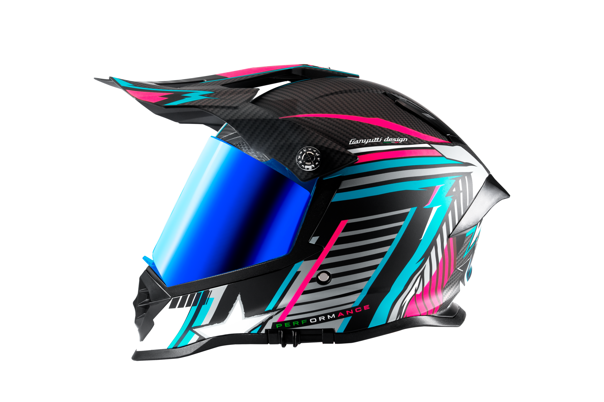 Casco_Beretta_Azul_Perfil_izquierdo