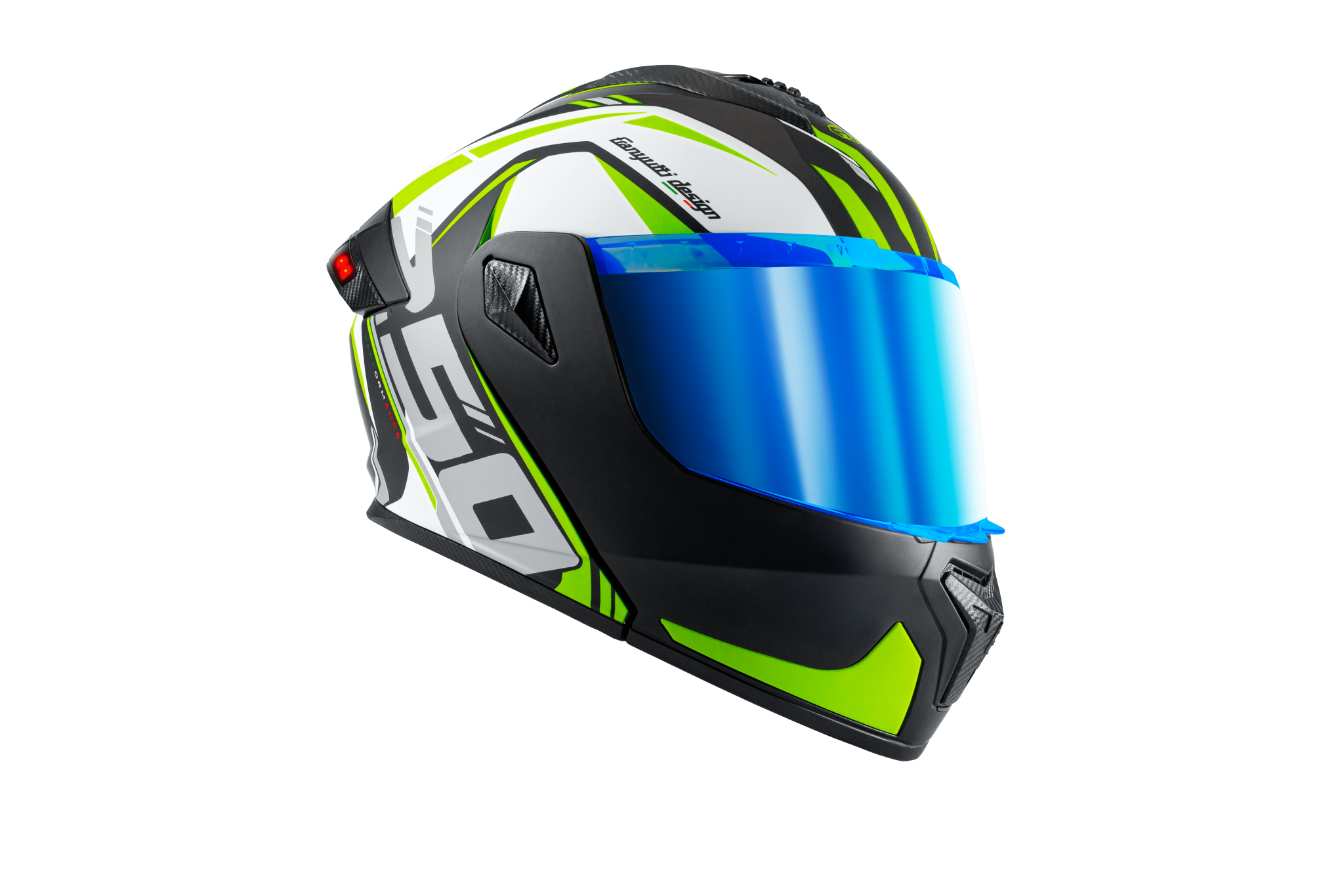 casco tekken 250 blanco 3-4 derecho-min